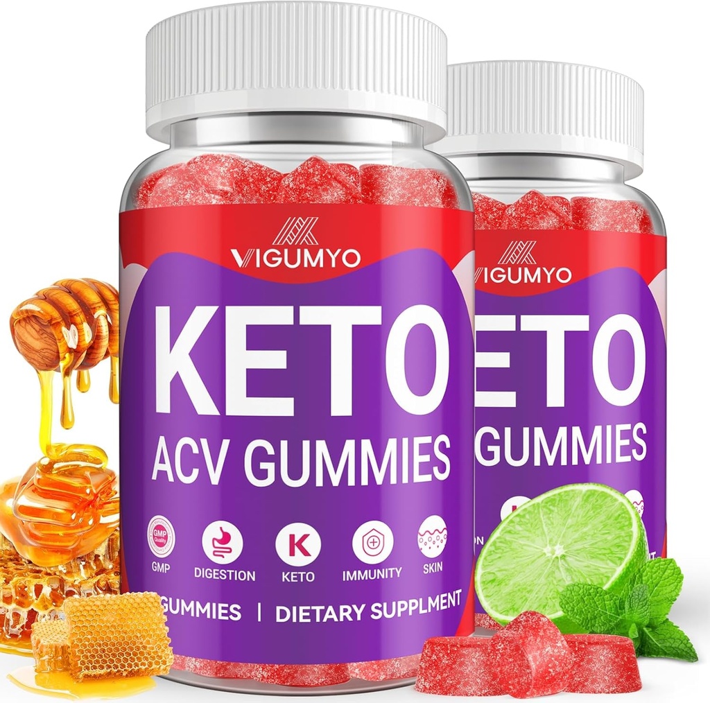 Keto ACV Gummies 1500MG Keto Apple Cider Vinegar는 Pomegranate Beet 주스 분말 B12 Vegan 비 GMO 120 Gummies로 공식화했습니다