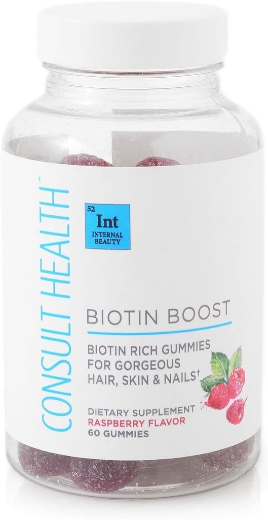 건강 BIOTIN 부스트 머리, 피부 및 손톱에 대 한 Gummies - 10,000 mcg - Vegan 비타민 B 다이어트 보충 - 빠른 머리와 네일 성장 지원 - 라즈베리 맛 - 검은 당근 - 60 조사