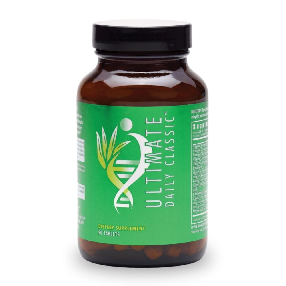 Youngevity Ultimate Daily ClassicTM Tablets - 완전한 비타민, 미네랄, 아미노산 및 식물 - 여성과 남성을위한 멀티 비타민 - 90 정제