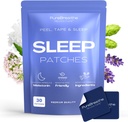 성인을위한 프리미엄 수면 패치 - 30 팩 | L-Theanine & Ashwagandha가있는 여분의 힘 Melatonin 패치 - 편안한 밤, 피부 친화적 인 & 편안한 수면 패치 - 빠르 행동, 오래 지속