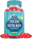 Justified Laboratories Tru Bio Keto ACV Gummies 고급 공식 1000MG TruiBIo Keto Gummies Apple Cider Vinegar Pomegranate Beet Juice Powder B12 Vegan Non GMO 60 거미