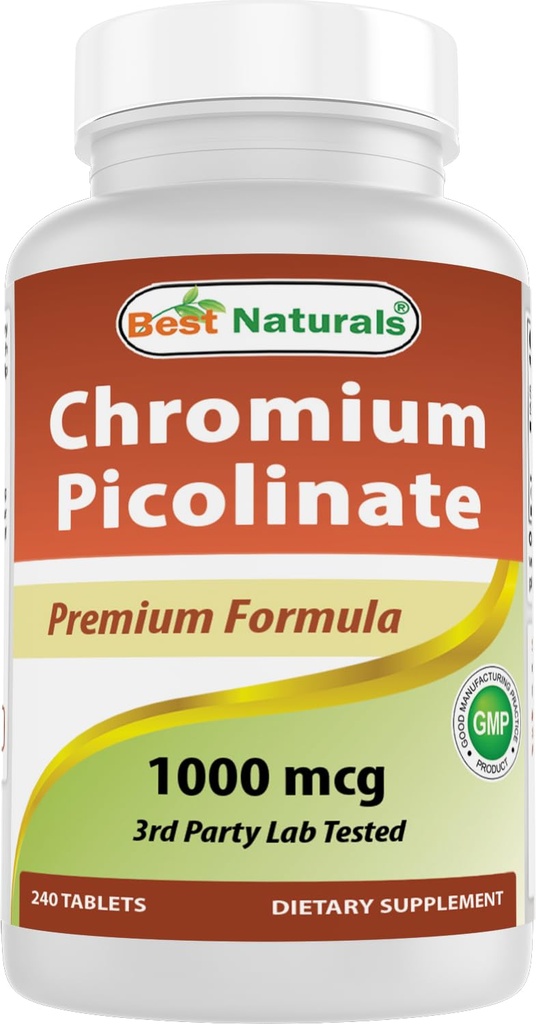 제일 자연적인 크롬 Picolinate 1000mcg 240 정제
