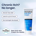 스테로이드의 Dermeleve 백 번들 무료 안티 아이치 크림 추가 강도 4 온스 + 백 애플리케이터 (2 항목) | Psoriasis, Seborrheic Dermatitis, Viral Rash, Neuropathic (Nerve) Itch, 알레르기, 안녕