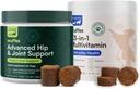 큰 Breeds 및 23-in-1 Multivitamin 번들을 위한 머플러 및 합동 보충교재