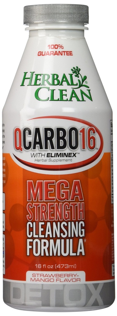 초본 청결한 BNG 기업 Q Carbo 액체 밀짚 음료, 망고, 16 Ounce