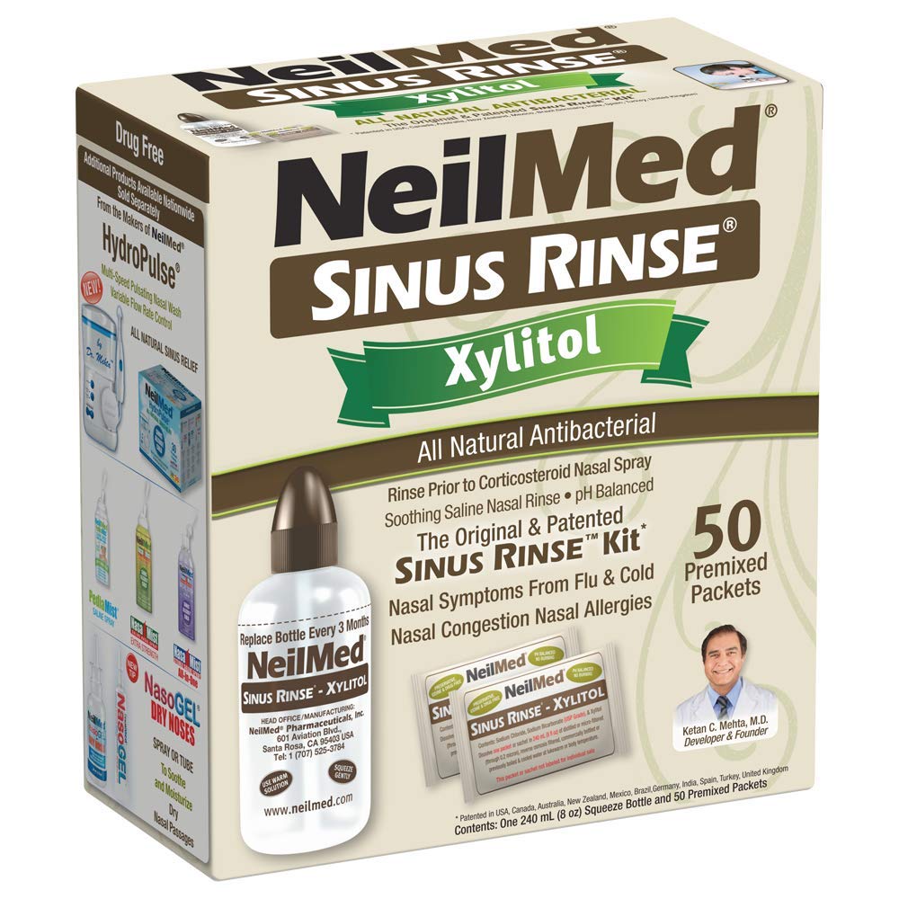 NeilMed Sinus Rinse 키트 Xylitol, 50 개 (팩 1)