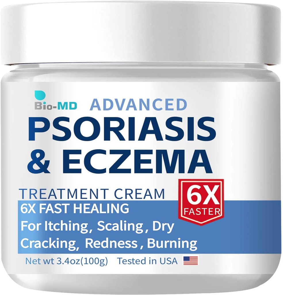 Bio-MD Psoriasis Eczema 크림, 성인을 위한 Eczema 크림, 여분 힘 통제 Reoccurrence, Seborrheic Dermatitis, Folliculitis 처리를 위해, 효과적인 저항하는의 구호