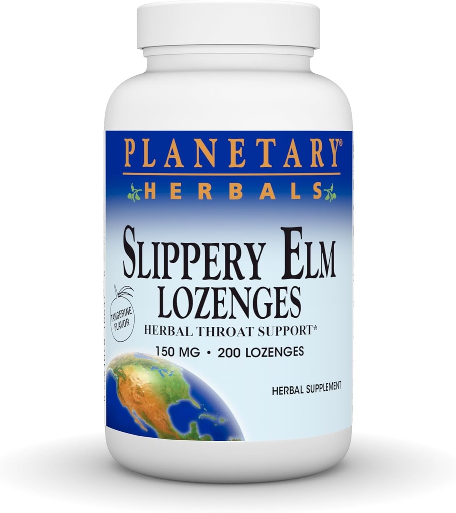 행성 HERBALS Slippery Elm Lozenges, Tangerine, 200 조사