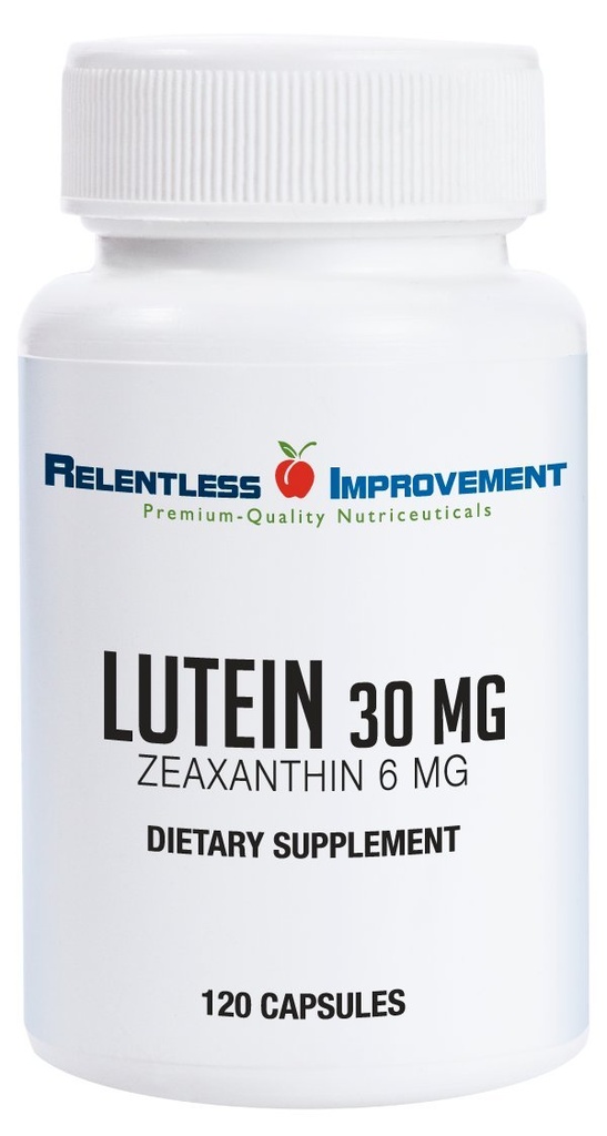 높은 힘 30mg Lutein 플러스 6mg Zeaxanthin 120 Vege-Capsules 눈 건강을 위한 자연적인 Marigold 추출물 충전물 없음 100% 활동적인 물자