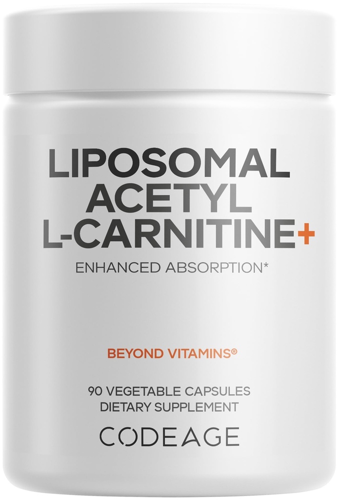 코질 Liposomal 아세틸 L 카르니틴 + 보충교재 - 봉사 당 500 mg 아세틸 L 카르니틴 - 3 달 공급, Liposomal 납품 - Alcar 보충교재 - L 카르니틴 - 비 GMO, 글루텐 자유로운, 90의 캡슐