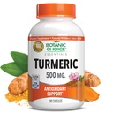 Botanic Choice Premium Turmeric 산화 방지제 지원 - 성인을 위한 합동 건강 보충교재 - 180 Vege 캡슐 (각 500 mg)
