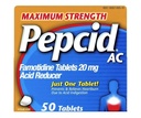 Pepcid AC 산성 흡진기 최대 힘 정제, 100-Count