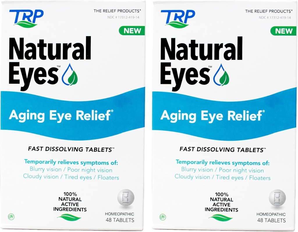 TRP 자연적인 눈, Homeopathic 정제, 글루텐 자유로운, 48 ct (포장의 2)