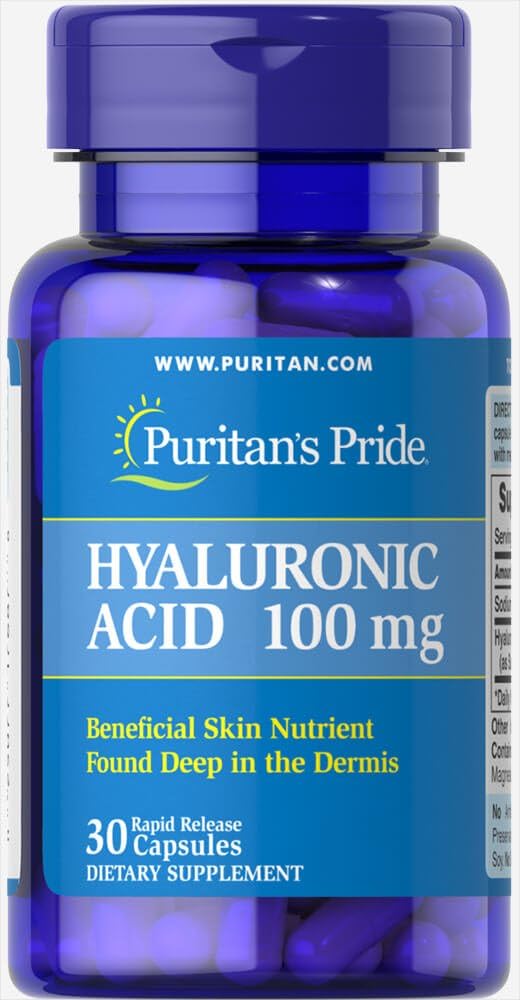 Puritan의 Pride Hyaluronic 산 100 mg-30 캡슐