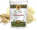 Organic Way Premium Ashwagandha Root Powder (Withania somnifera) - 유기농 및 고저 인증 | 비건 | 비 GMO 및 글루텐 무료 | USDA 인증 | 원산지 - 인도 (1Lbs / 16Oz)