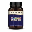 Mercola Full Spectrum Enzymes - 22 다른 효소 - 소화 및 면역 건강 지원 - 소화 탄수화물, 지방, 단백질 및 섬유를 소화하는 데 도움이 - Non-GMO, 글루텐 프리 & Soy-Free - 90 캡슐