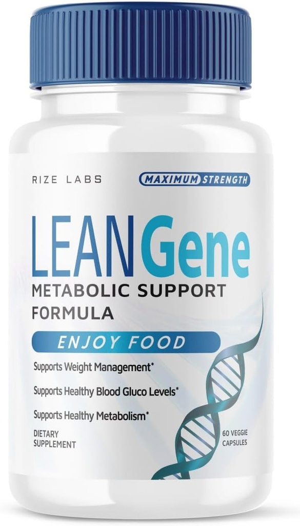 연구 실험실 Lean Gene 보충교재, 진보된 체중 감소를 위한 대사 지원 공식, 최대 힘 캡슐, All-Natural 알약 (60의 캡슐)
