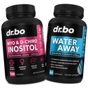 Myo-Inositol & D-Chiro Inositol & Water Away Pills - Gut Health & Leg Swelling을위한 물 보유 치료 - Menstrual Cycle & Female Health를 지원하는 여성을위한 보충제