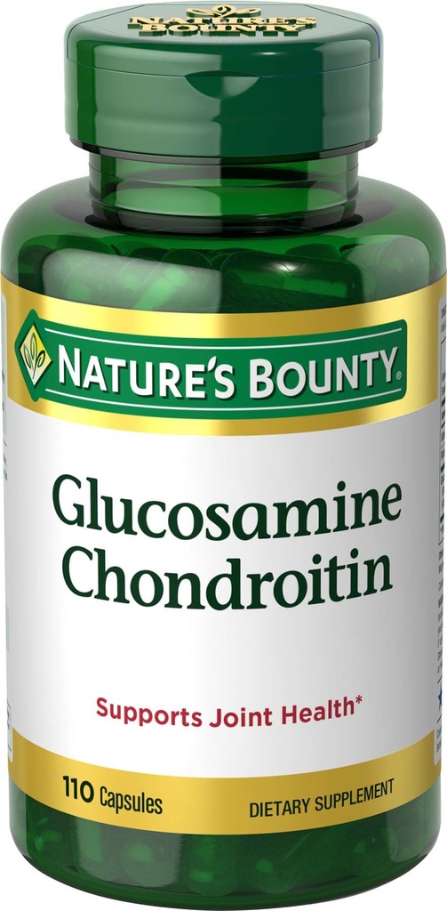 자연의 Bounty Glucosamine Chondroitin 알약과 규정식 보충교재, 지원 합동 건강, 110의 캡슐