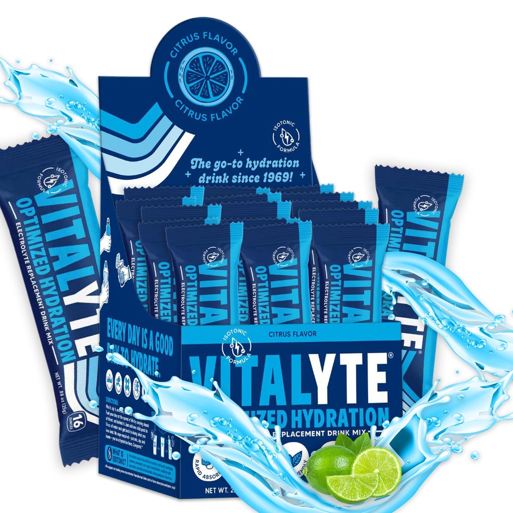 Vitalyte Electrolytes Packets Isotonic Sports Drink | Electrolytes Powder Packets Sports Nutrition Electrolyte 교체 음료 탈수 릴리프 패킷