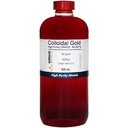 진정한 콜로이드 골드 - 50 ppm - 99.99 + % 순도 - 500 mL (16.9 Fl Oz) 클리어 BPA 무료 플라스틱 병 - 미국에서 만든