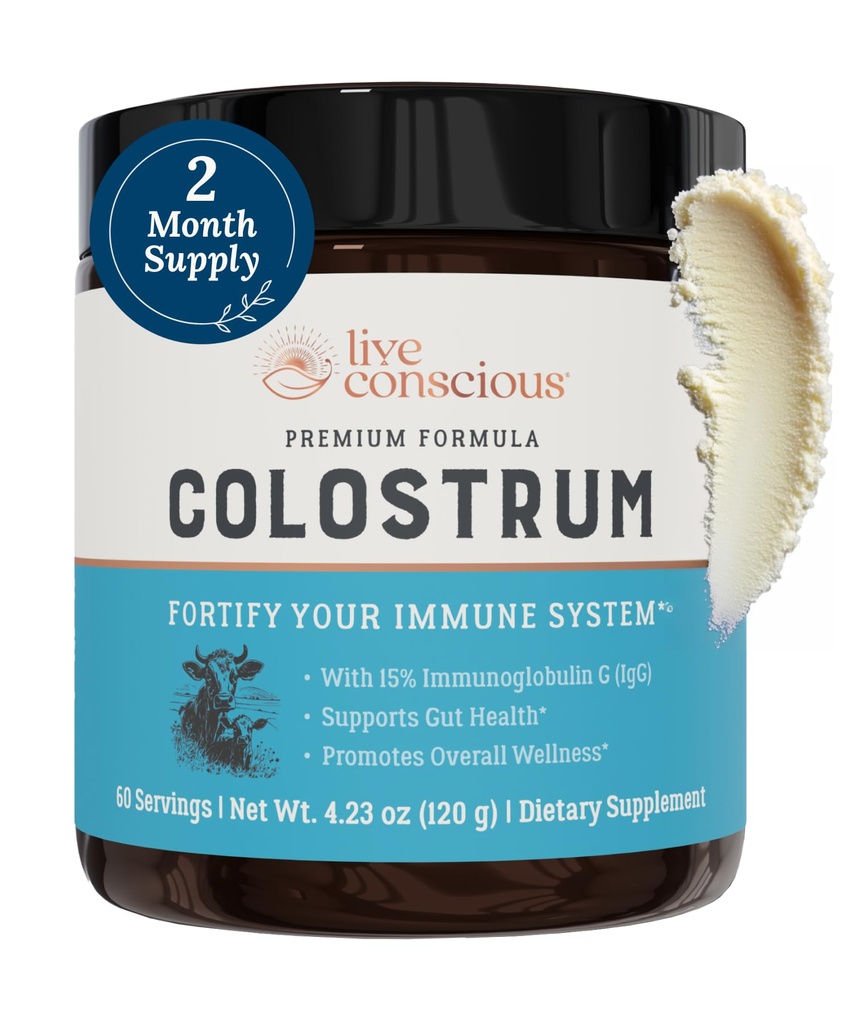 살아있는 의식 Colostrum 분말 - 철 흡수를 위한 Lactoferrin를 가진 잔디에 의하여 융합된 Colostrum 보충교재 - Bovine Colostrum Immune 체계 보충교재