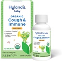 Hyland의 Baby Organic Cough Syrup과 Immune 지원 Agave, Elderberry 및 Pomegranate, Soothes Cough 및 Immunity, Daytime, 2 Fl. Oz 지원.