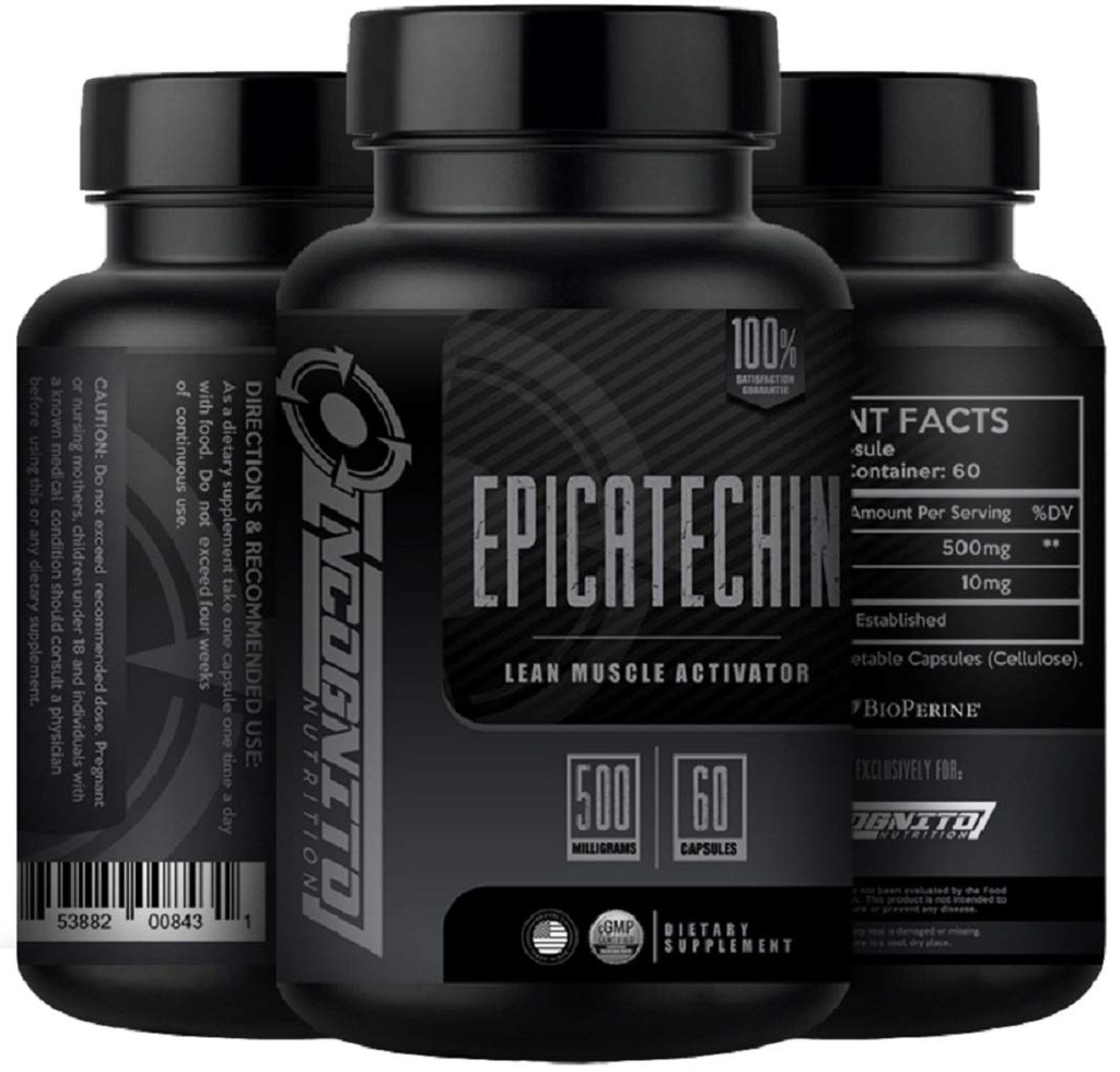 EPICATECHIN | Extra Strength | 500 MGS Per 서빙 x 60 서빙 | 헬란 근육과 힘을 촉진하는 데 도움이 | 단백질 합성 증가 | 마이오스타틴 감소 (1)