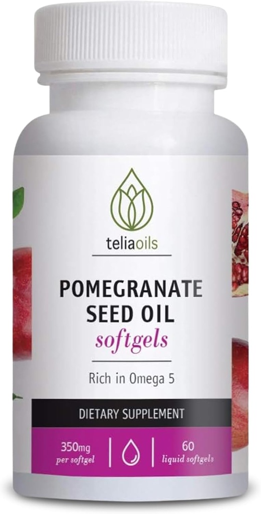 Linseed Oil – 60 Liquid Softgels – Antioxidant & Skin Support – Omega 5 & Polyphenols for Men & Women