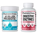 Physician 's CHOICE - 최선의 Gut 건강 번들 : 60 억 Probiotic 60ct + Digestive Enzymes 90ct Digestive Comfort 및 면역 지원