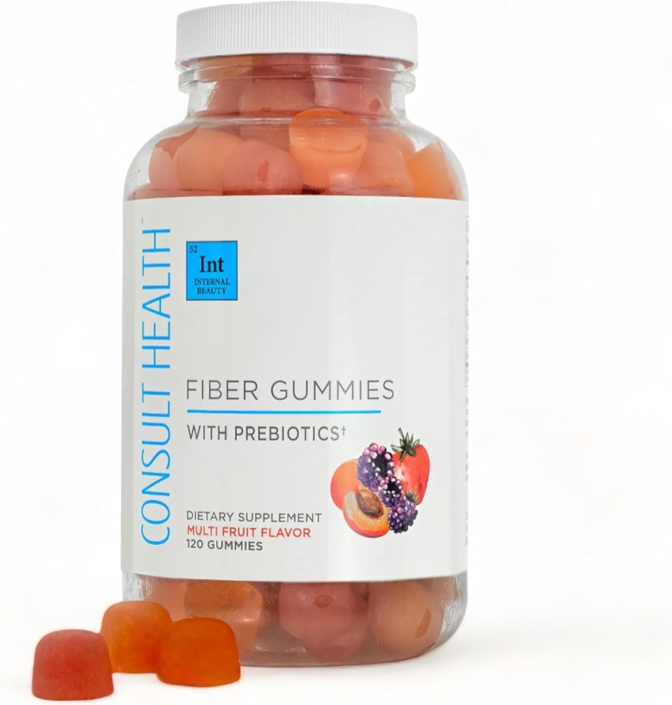 건강 섬유 보충교재 Gummies - 설탕 자유로운 다 과일 풍미 - 6g Prebiotic 식물 근거한 섬유 혼합 - 120 조사