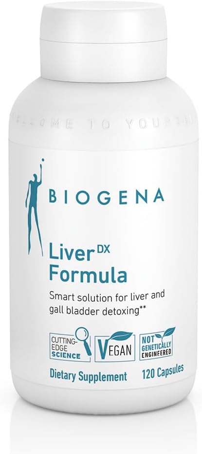 BIOGENA WISSEN SCHAFFT GESUNDHEIT LiverDX Formula Supplement - Liver 및 Gall-Bladder Detoxing, Cleansing & Repair** (밀크 이틀, Artichoke & Dandelion Extract, 레시틴)