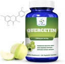 Quercetin 1000Mg 200 채식 캡슐 규정식 보충교재 (비 GMO, 글루텐 자유로운) 자연적인 Bioflavonoids 지원 심장 혈관 건강, 호흡 건강, 지원 Immunity & 미국에서 만드는 건강한 시효