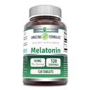 Amazing Formulas Melatonin 10 Mg 보충교재 | 정제 | Non-GMO | 글루텐 프리 | 미국제 (1 팩 | 120 개)