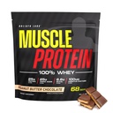 COLOSSAL LABS 근육 단백질 Whey 분말 [1의 5개 lbs/Pack] - 냉각된, 25g 순수한 단백질, 6.6g BCAAs (5개 파운드 1), 땅콩 버터 초콜렛의 포장)