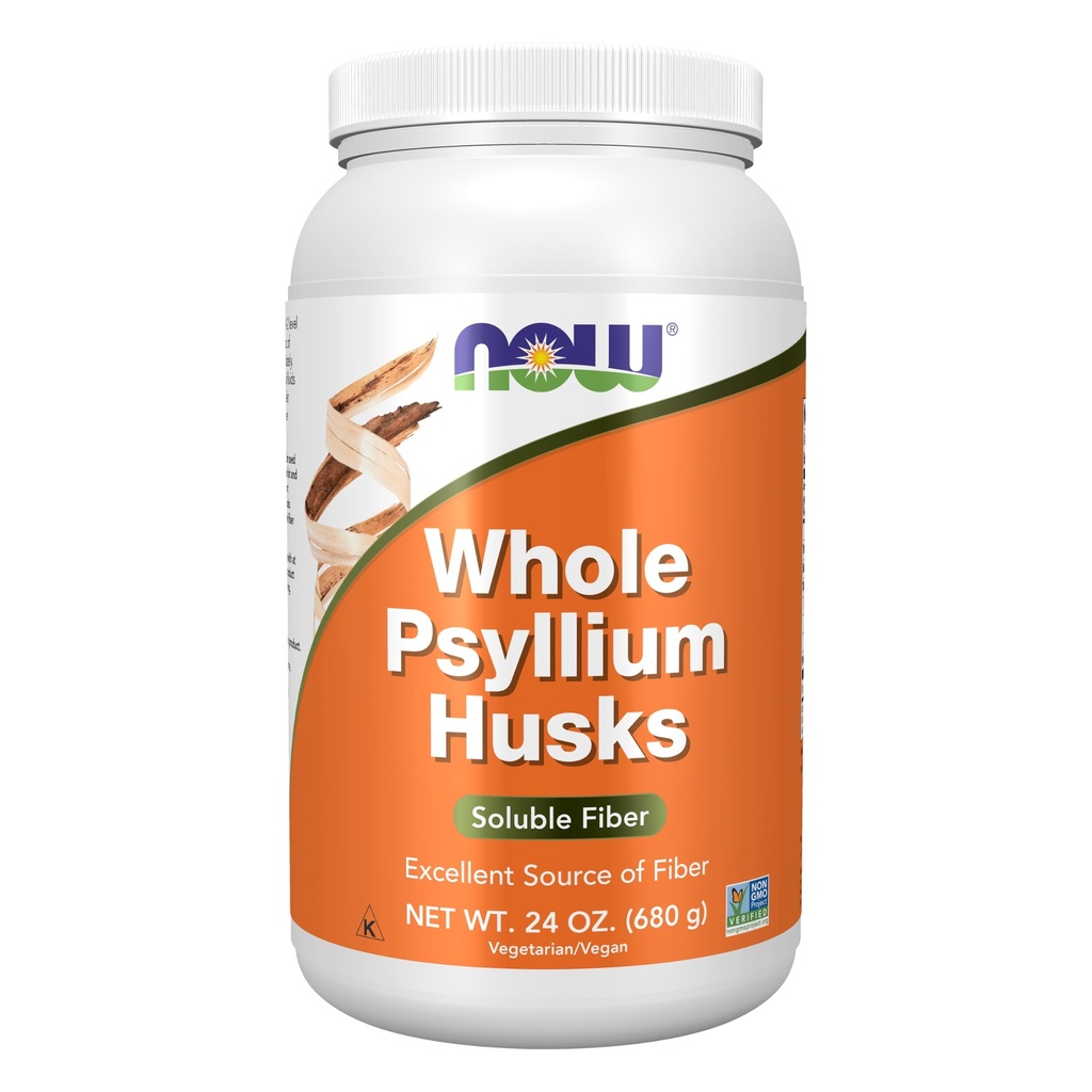 지금 음식은, 전체적인 Psyllium Husks의 비 GMO 프로젝트 Verified의 수용성 섬유, 24Ounce 보충합니다