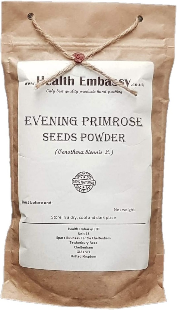건강 Embassy Evening Primrose Seeds Powder | 오노미다 비엔니스 L | (50g)