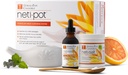 Himalayan Chandra Neti Pot 완전한 Sinus Cleansing 체계 시동기 장비