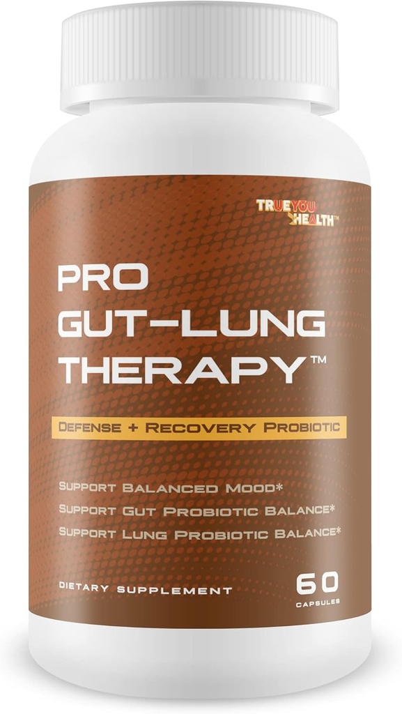 Pro Gut-Lung Therapy - Probiotic Mood Support - Defense + Recovery Probiotic - 지원 Balanced Mood - 지원 Gut Probiotic Balance - 지원 Lung Probiotic Balance - 전반적인 건강 지원