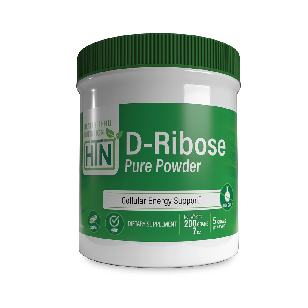 건강 스럽 영양 D-Ribose 순수한 분말 200 그램 | 서빙 당 5개 그램 | 셀룰러 에너지 지원 | 비 GMO 늑골 규정식 보충교재 (200g 7개 oz)