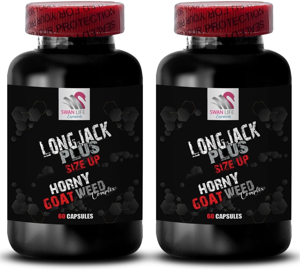 크기와 길이 증가 - LONGJACK 크기 UP (MALE ENHANCEMENT FORMULA) - Tongkat ali - 남자를 위한 tongkat ali - 남자 400mg를 위한 tongkat ali - 남자를 위한 longjack tongkat ali - tongat ali - 2 병 120 모자