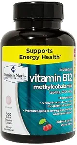회원 마크 하위 언어 비타민 B12 5000mcg (300 개) (3 팩)