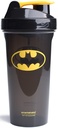 Smartshake 라이트 정의 리그 단백질 셰이커 병 800ml - DC 만화 물병, 단백질 쉐이크와 단백질 분말을 위한 누설 방지 BPA 자유로운 체육관 셰이커 병 - 배트맨 로고