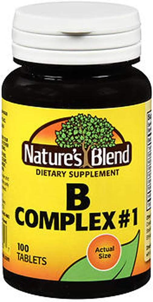 자연의 혼합 B Complex #1 태블릿 - 100ct, 팩 3