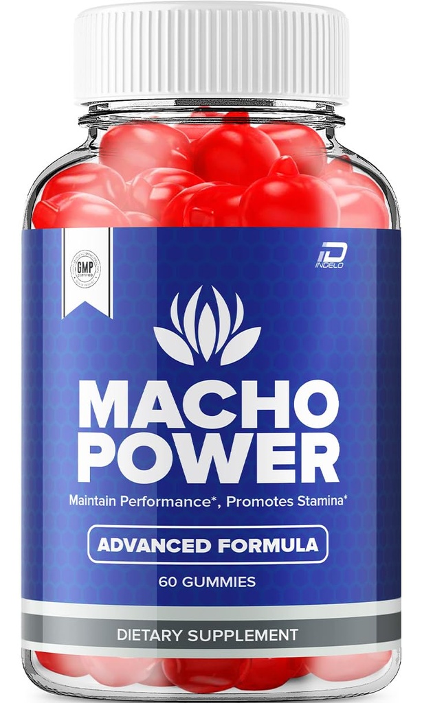 남성용 Macho Power Gummies – MachoPower Male Gummies All-Natural Supplement, Power Macho Gummies 리뷰 (1 팩 - 60 Gummies)