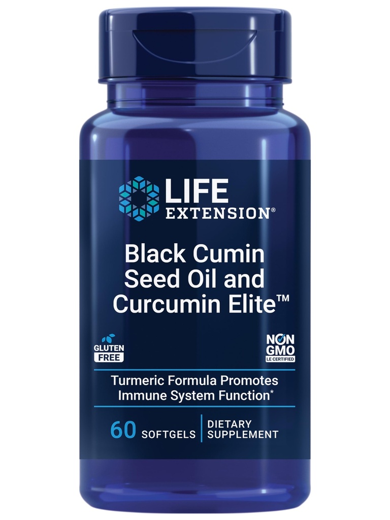 수명 연장 검정 Cumin씨 기름과 Curcumin 엘리트, 까만 Cumin의 심황 추출물, 면역력 지원, 높은 bioavailability, 전체 바디 건강, 글루텐 자유로운, 비 GMO, 60 softgels