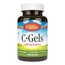 Carlson - C-Gels, 1000mg, 비타민 C Softgels, 면역 지원 & 심장 건강, 비타민 C Softgels, 산화 방지제, 비타민 C 보충교재, 100 Softgels