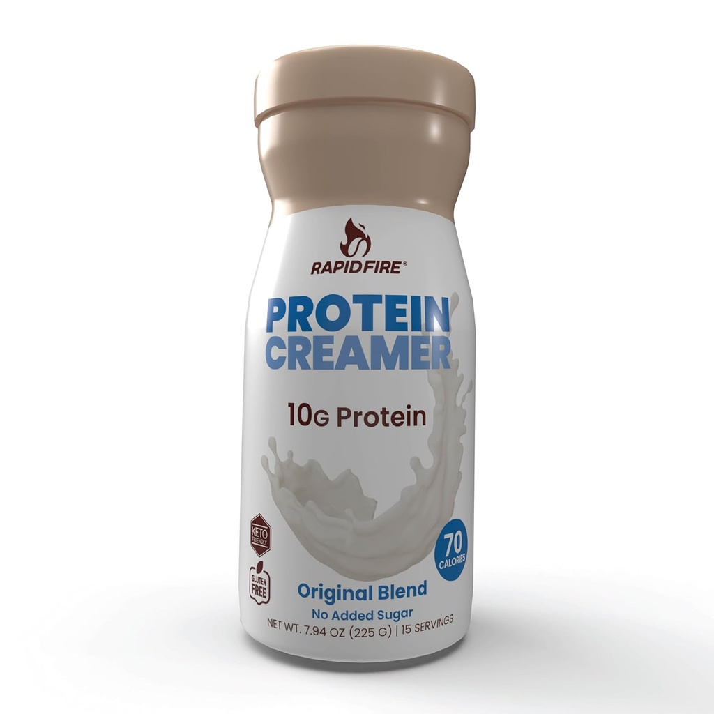 Protein Creamer, Original Blend, Keto Friendly, 비타민과 미네랄 10g, 15 서빙, May Boost Metabolism 및 증가 에너지, 멀티