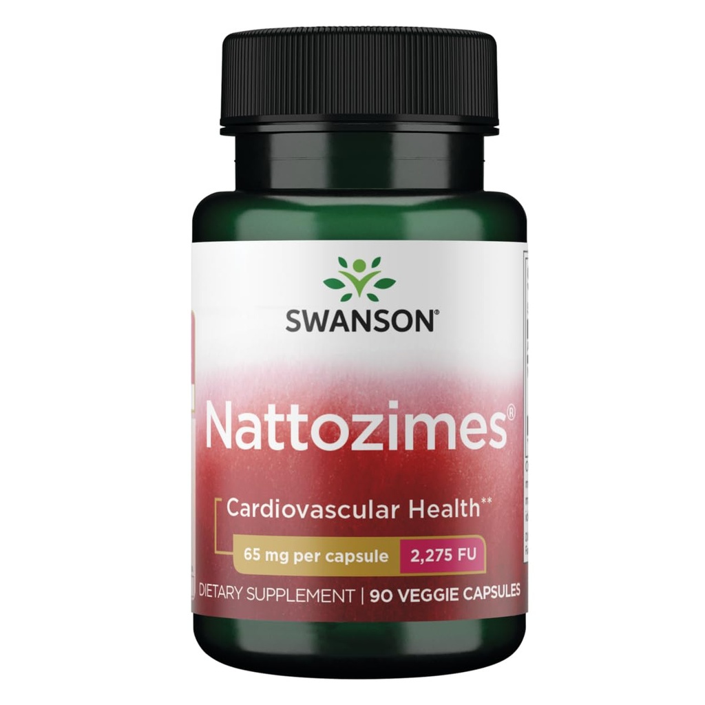 Swanson Nattozimes 65 밀리그램 / 2275 Fu 90 Veg 캡슐 효소