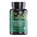 PlantFusion Vegan Magnesium Glycinate Complex 400 mg - 높은 흡수 및 생물 분해성 - 킬레이트 - 근육 Relaxation, 수면, 심장 건강, 스트레스 완화 및 에너지 생산 지원 - 비 GMO